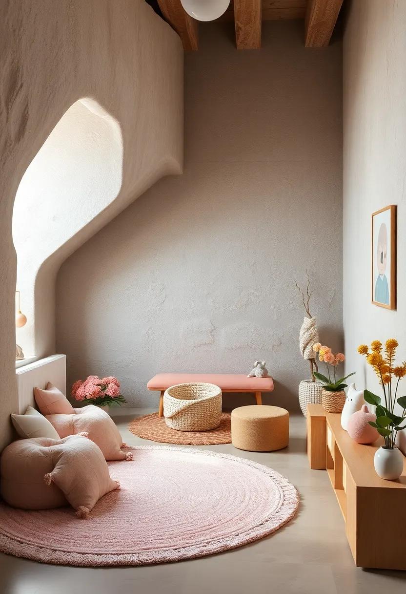 Quiet Reflection Spots with ⁢Soft Rugs and dim lighting Allowing Children ⁤to Wind ‌Down and Recharge