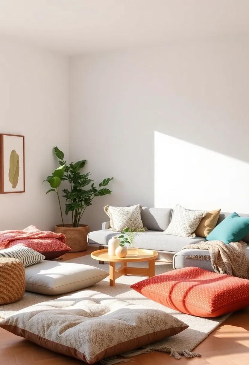 creating Relaxation ⁣Zones​ with Floor Cushions‍ and Throws
