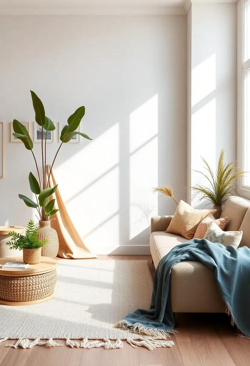 Layering Fabrics for ‌a Cozy Touch in Your Boho-chic Living Space