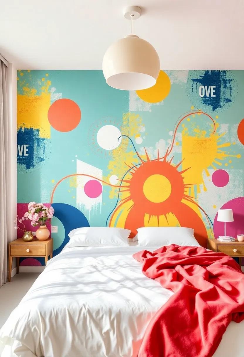 Retro Pop Art: Infuse your space with energy using bold, playful pop art designs that stimulate creativity and fun