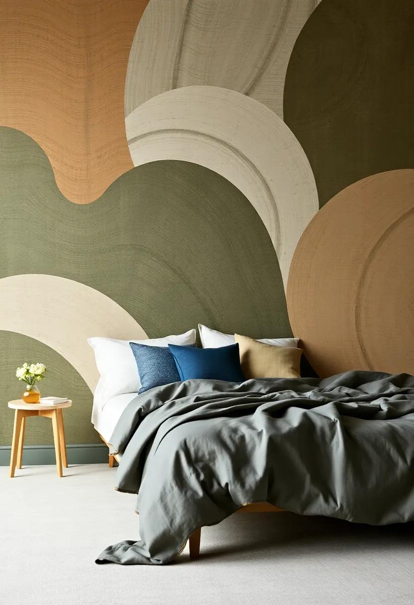 Textural Layers: Choose wallpaper that incorporates a mix of textures—like silk or linen—to add visual interest and tactile delight