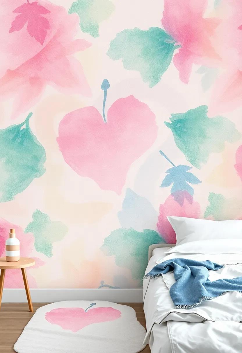 Whimsical Watercolors: Use soft, blended watercolor patterns that evoke a dreamy, serene atmosphere perfect for unwinding at the end of the day