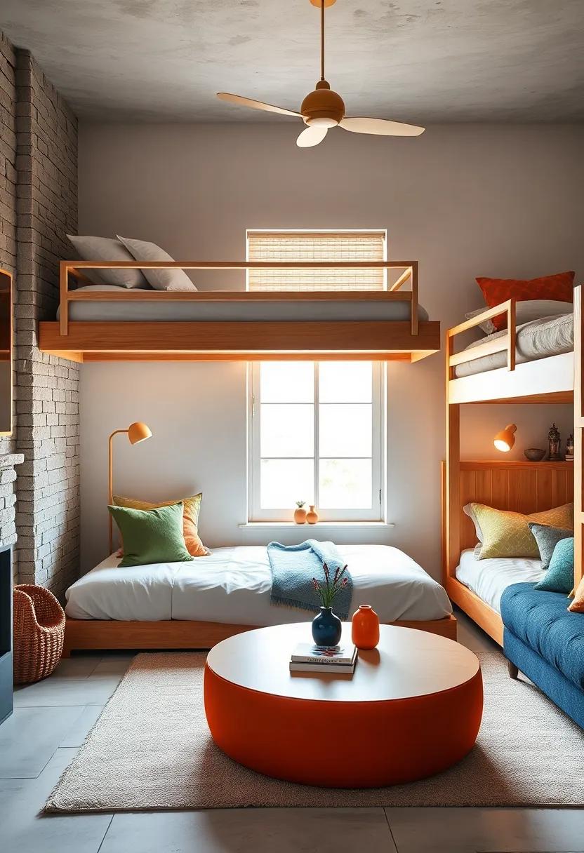 Creating a Vibrant Color Palette⁤ that Complements bunk Beds and⁣ Enhances Room Ambiance