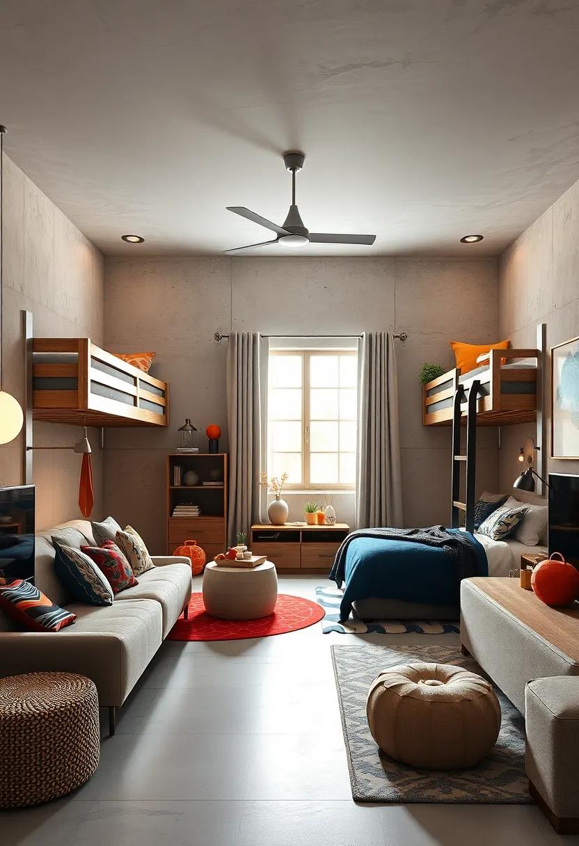 Creating dynamic Play Zones that⁢ Flow Naturally From Bunk Bed ⁢Layouts in Boys’ Bedrooms