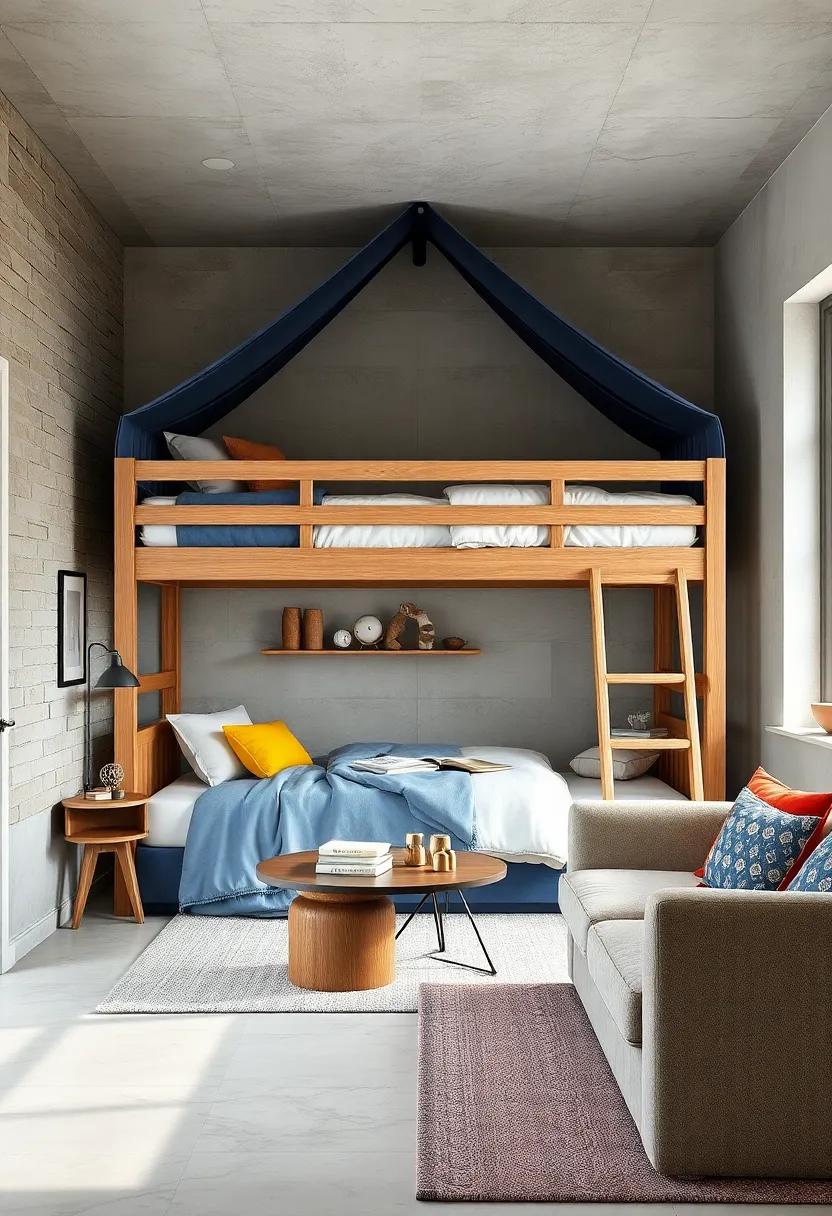 Designing⁤ Under-bed Play Tents or Forts‍ That Turn Bunk Beds Into Interactive Spaces