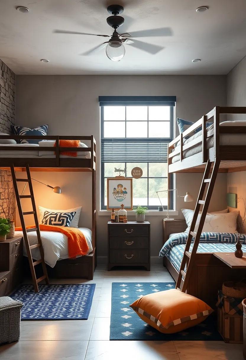 Highlighting‍ Themed Decor⁢ Ideas that Bring Adventure and Imagination to Boys’ Rooms with Bunk Beds