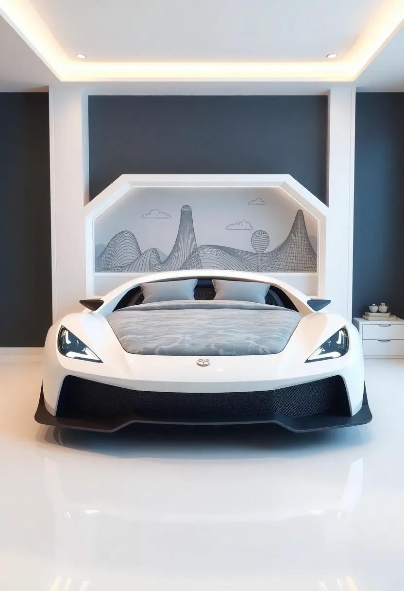 Car-Shaped Bed: Transform⁢ bedtime ⁤into a thrilling ‌adventure with a bed designed to resemble a sporty car, perfect for any young racing enthusiast