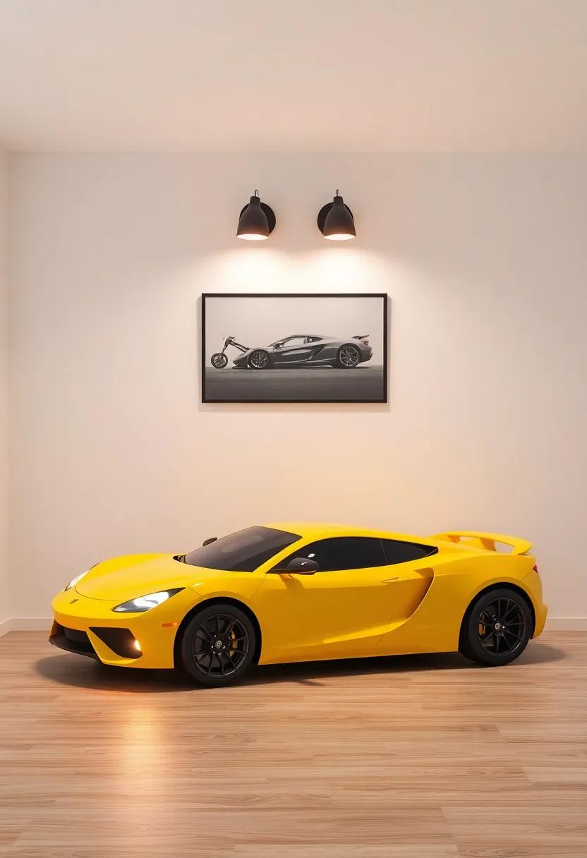 Car-Themed⁤ Light Fixtures:​ install​ light fixtures that resemble⁢ car‌ headlights or exhaust pipes to⁣ cast a unique glow in the ‍room