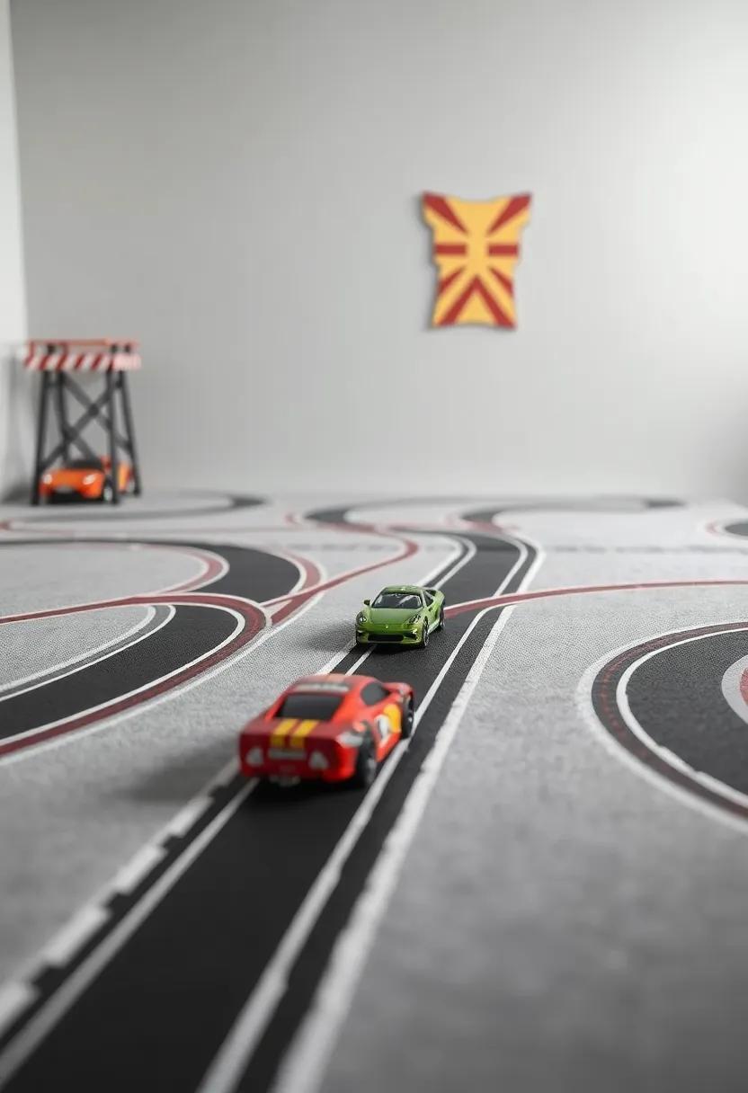 Racing ‍Track Play Mat: Lay down a play⁣ mat designed with racetracks ⁣where toy cars ‌can zoom along ⁣for endless entertainment