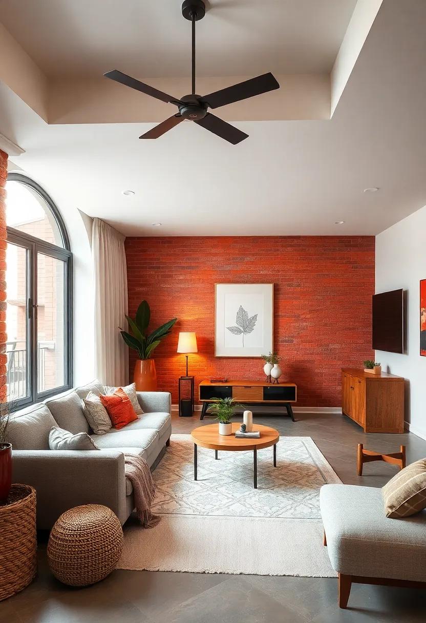 Brick Red ⁤and Creamy White – Cozy and warm,​ inviting ⁤restful moments and creative bursts alike