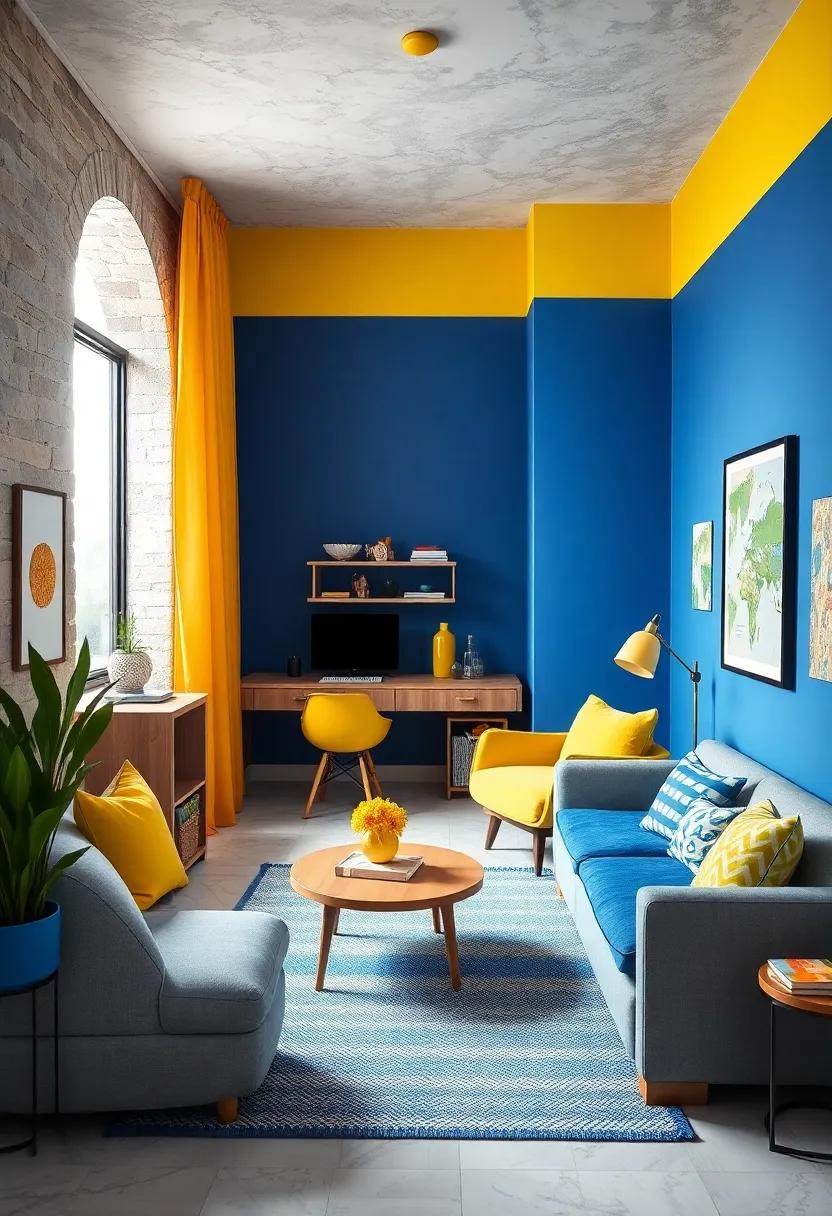 Royal Blue and Crisp Yellow – Energetic and cheerful, perfect for both focus and playtime