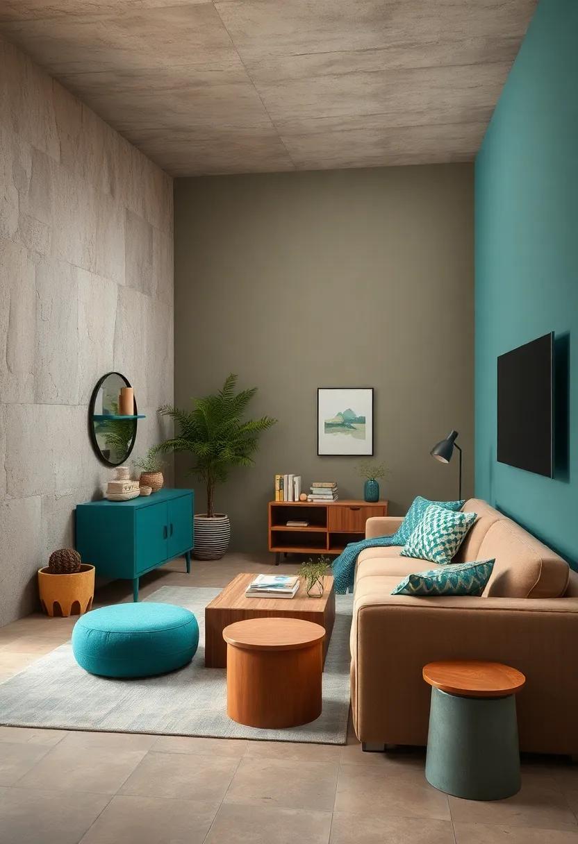 Warm Taupe and Cool Aqua – ‍A harmonious‌ mix that balances warmth with refreshing calmness