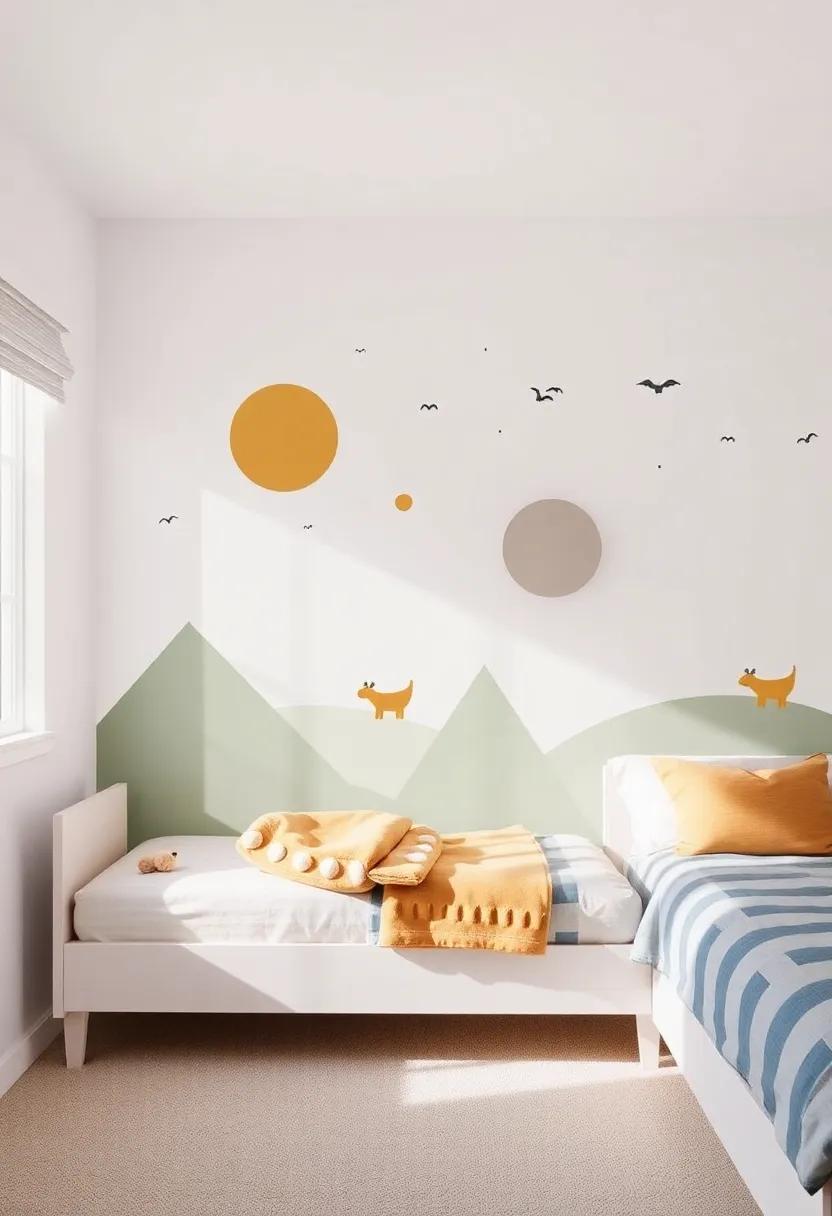 Incorporate playful wall decals or​ murals that ⁣spark imagination,‍ allowing ⁤for easy updates ‍as your child's interests evolve