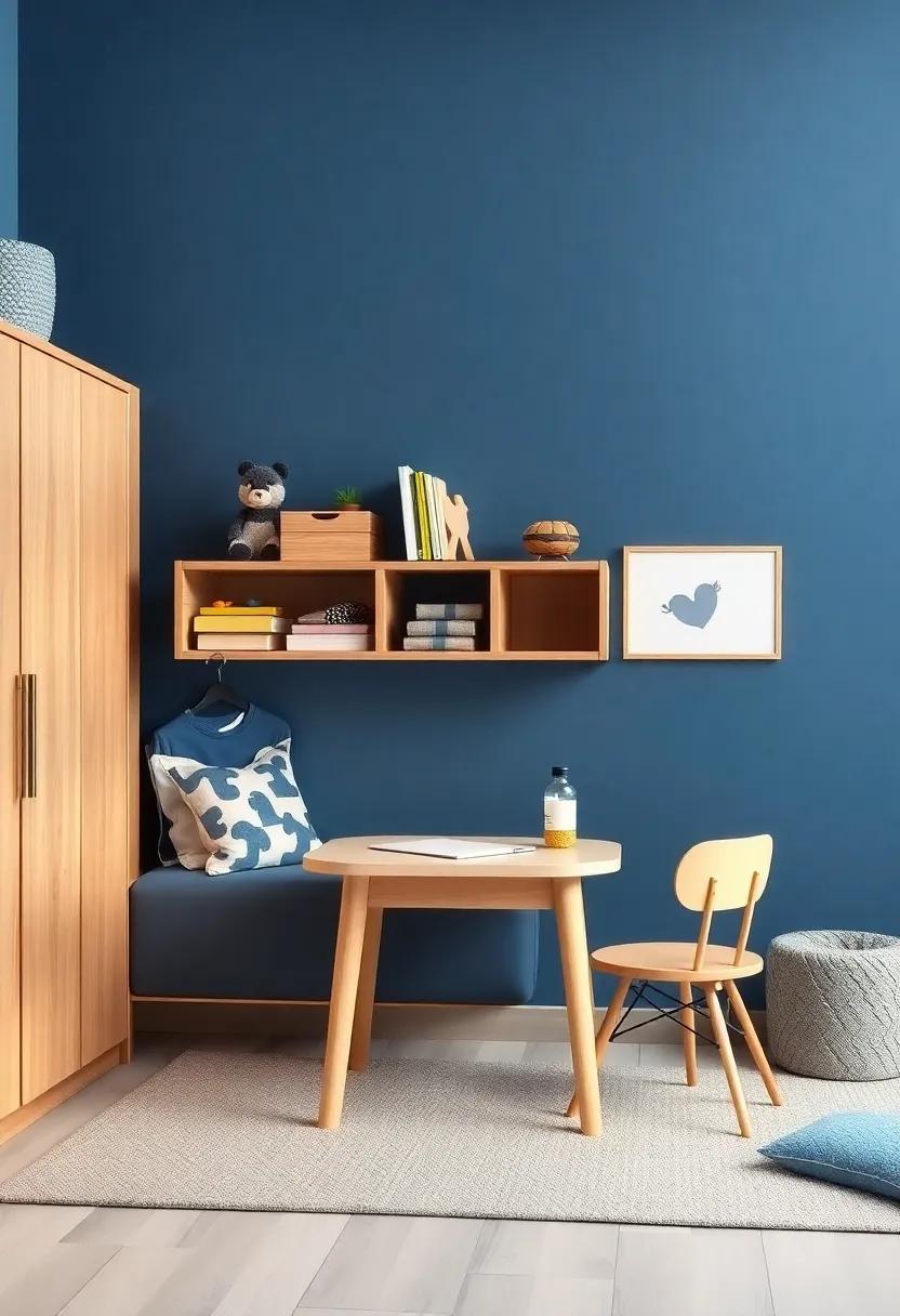 Opt for multi-functional ⁤furniture, like a bed with built-in storage or a play table that doubles as a craft‍ space, maximizing usability