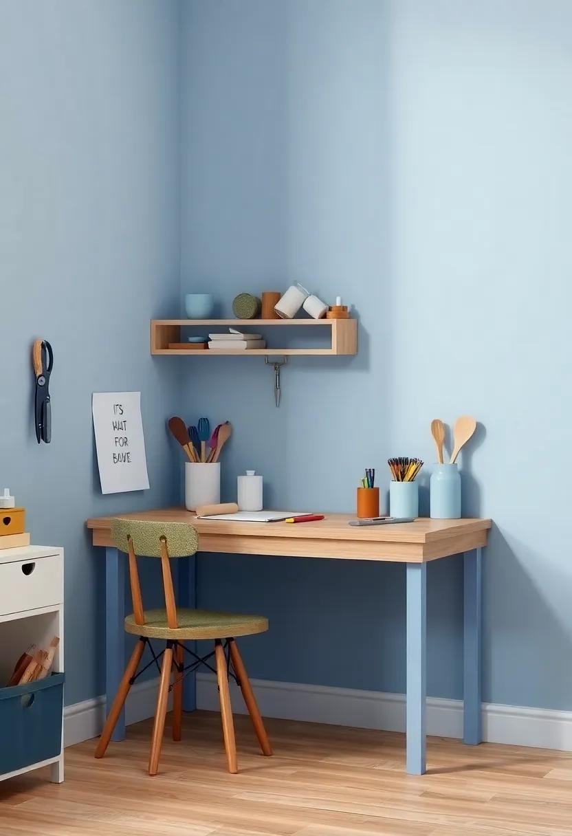 Set up a mini-workshop corner for hands-on ‌activities, fostering creativity with easily accessible tools ⁢for art and⁤ crafts