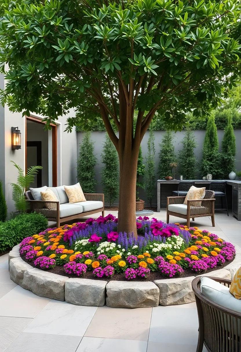 Harmonizing Color Palettes with the Tree⁢ Bark⁢ and Foliage to Create ⁢a Seamless Garden Composition