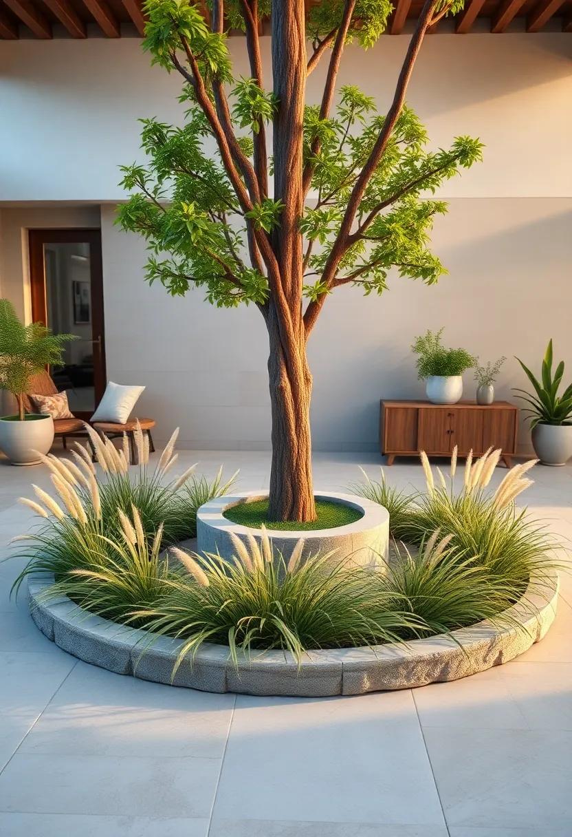 Ornamental Grasses and Their Graceful Movement Adding⁣ Life ⁣to the Perimeter of the ‍Flower ‍Circle