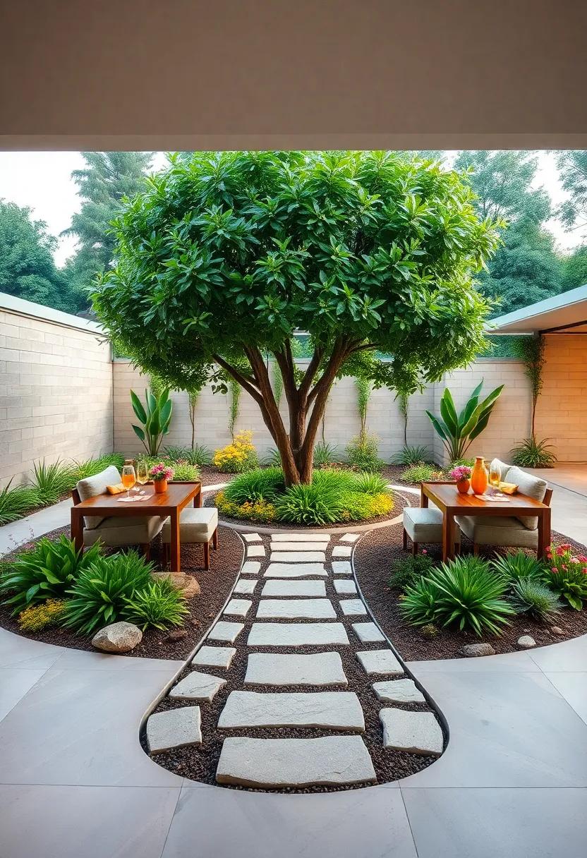 Natural Pathways and Walkway Ideas That Encourage Visitors To⁢ Explore the Circular Flower Bed