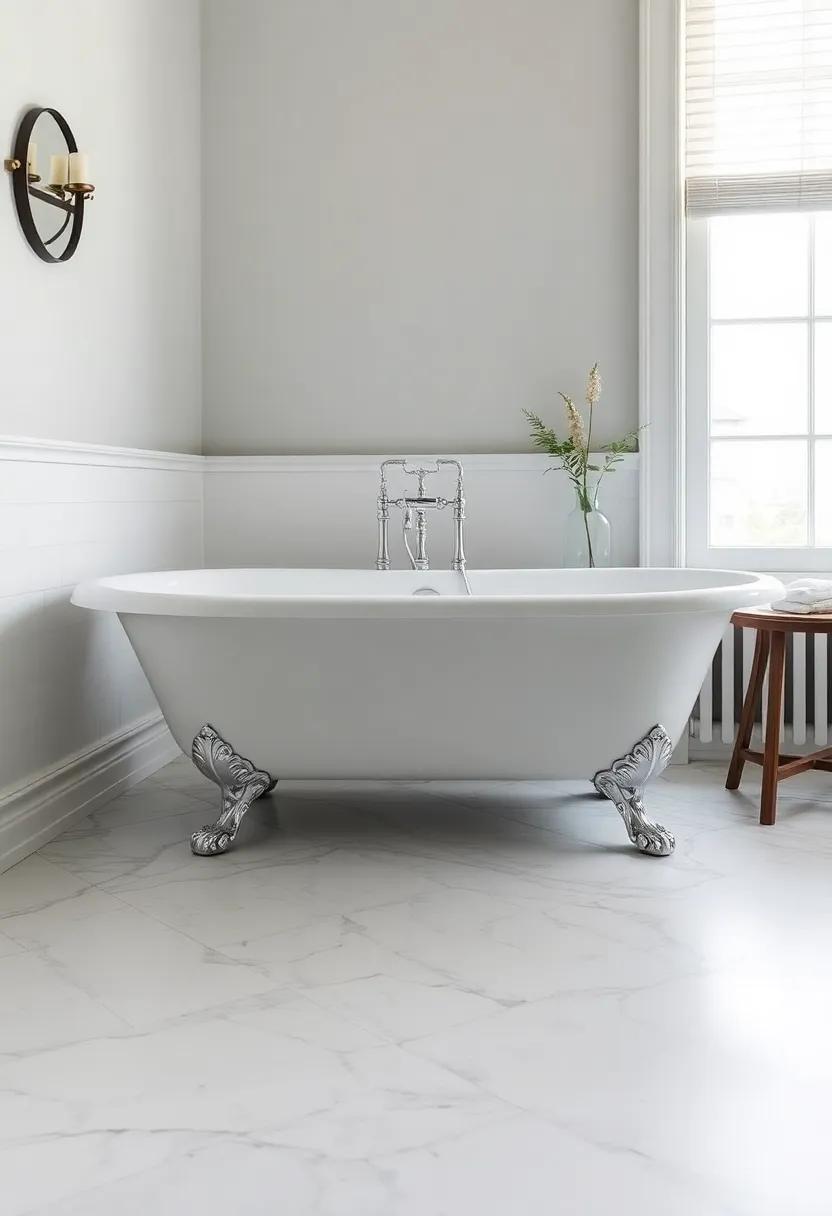 Enduring ​Allure: Clawfoot ⁤Tubs as Timeless Statements in Modern Bathroom Styling