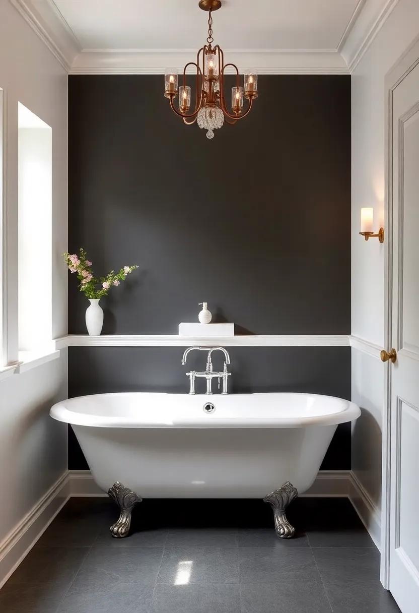 Lighting Enchantment: Perfect Illumination to Highlight the Beauty of Clawfoot Tubs