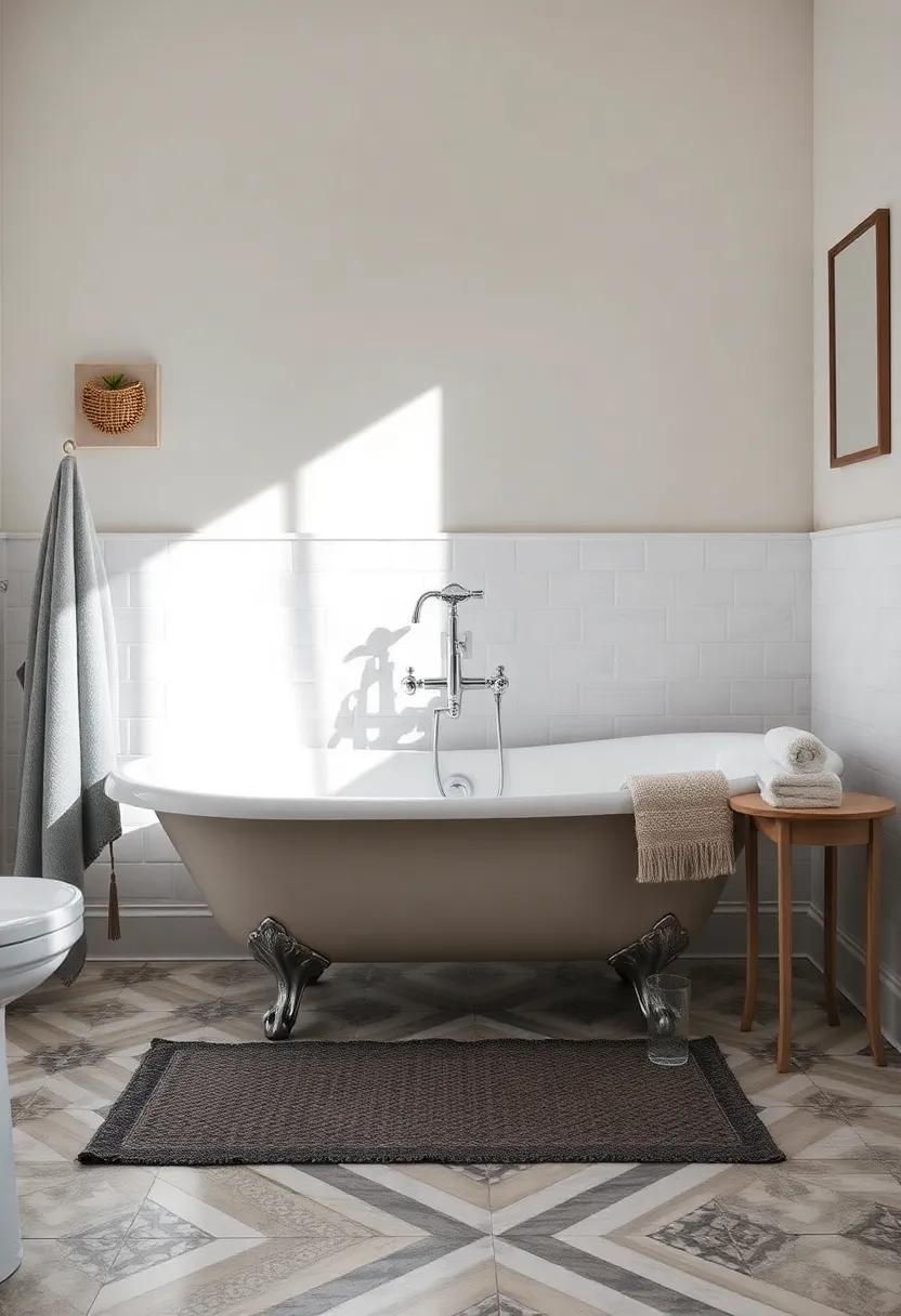 Visual Harmony: The Perfect ‌Balance of Clawfoot Tubs with⁤ Vintage Bathroom ⁤Décor