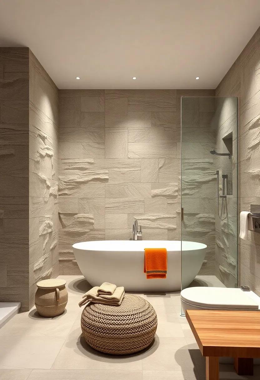 Seamless ⁤stone ‌Shower ‍Walls Imitating Rocky Seasides and ‌Coastal ‌Cavern mysteries