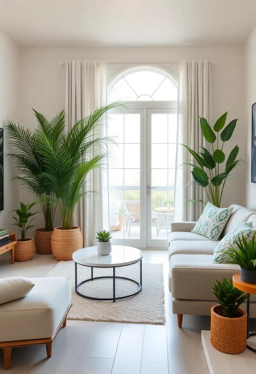 Indoor Plants: Incorporate greenery ⁤with tropical or coastal plants like palm trees or succulents‍ that reflect a beach vibe