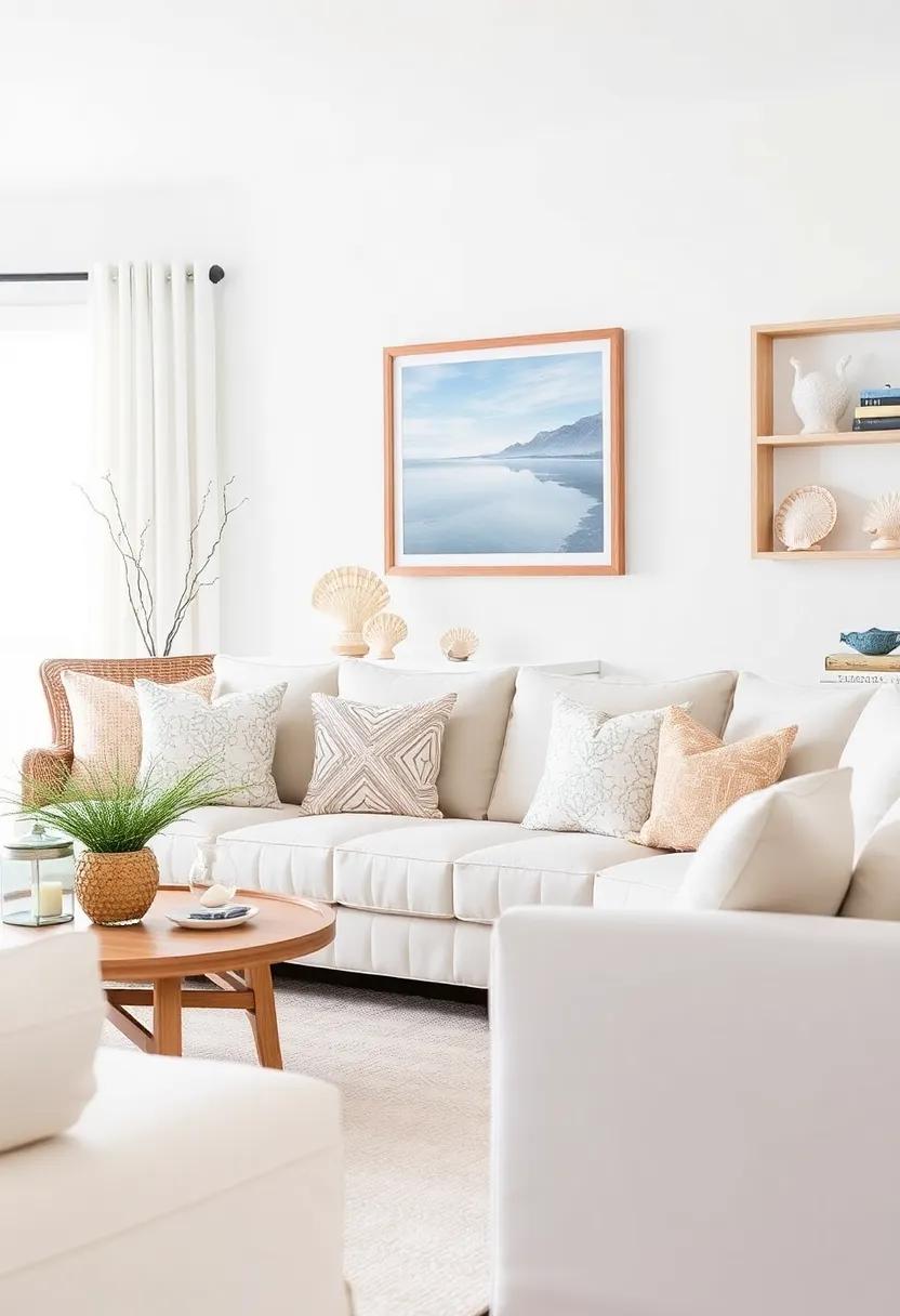 Seashell Decor: Introduce​ decorative bowls filled with seashells or seashell accents on picture frames to bring ⁤a piece of the beach indoors