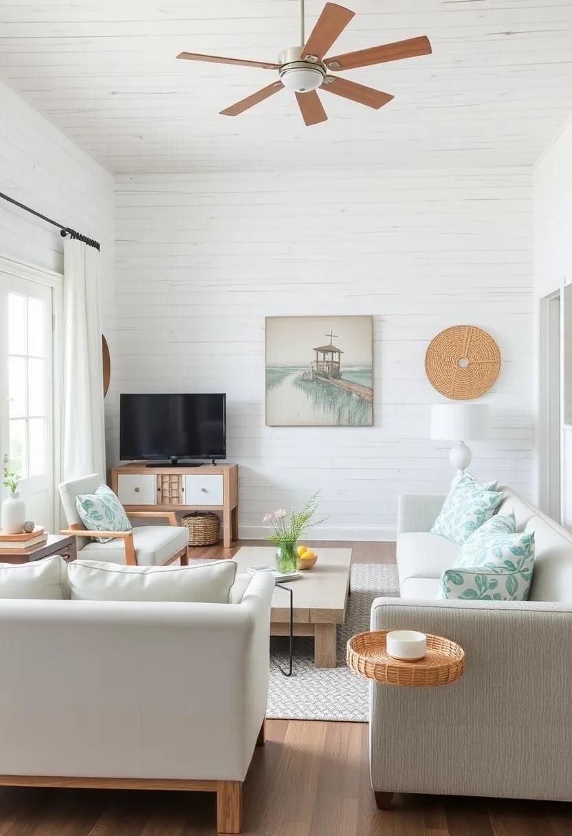 Weathered Wood ⁣Finishes: Incorporate furniture and decor in weathered finishes that⁣ reflect the aging ​charm of seaside​ homes