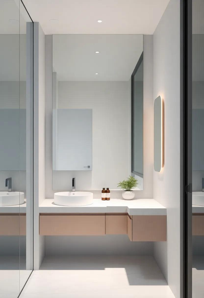 Sleek⁤ Floating Vanities Elevating the Sense of ⁤Airiness ⁤and sophistication