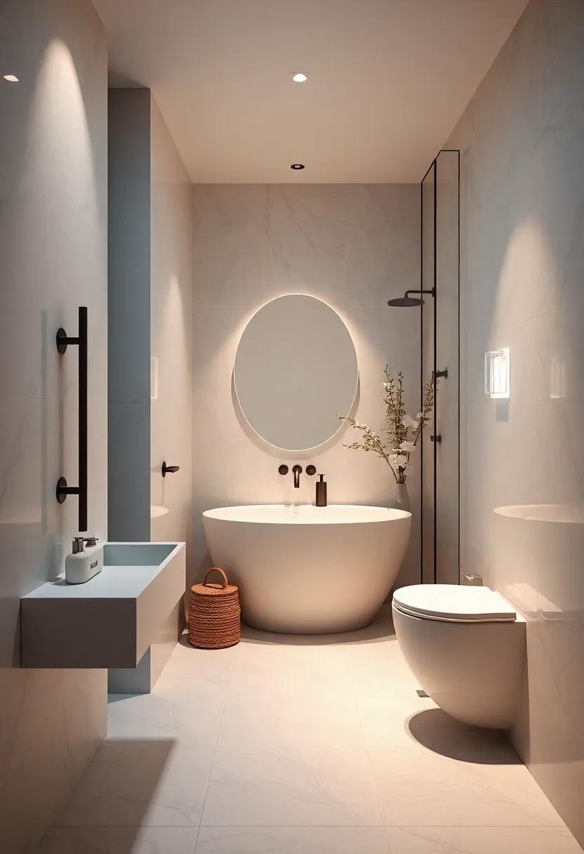 Soft Ambient Lighting Designs Evoking Serenity and Elegance in Tight⁤ Spaces