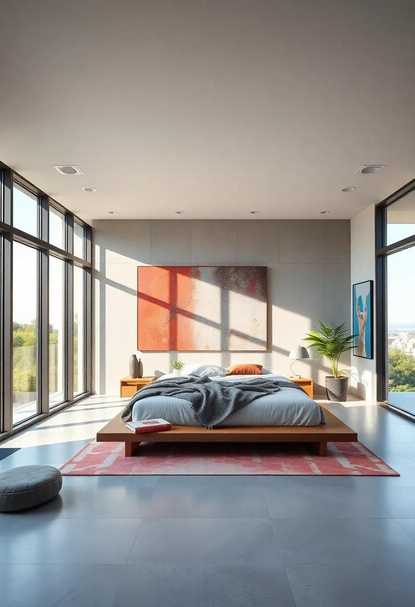 Use Bold Artwork on Opposite ⁤Walls to Balance the Brightness ⁤from ​Windows