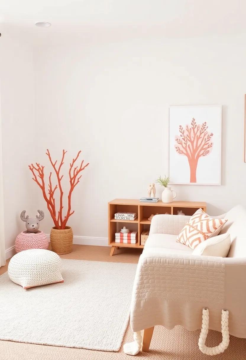 Coral-Themed Art Projects: Get creative with DIY coral art projects that you and your little one can do together as they grow