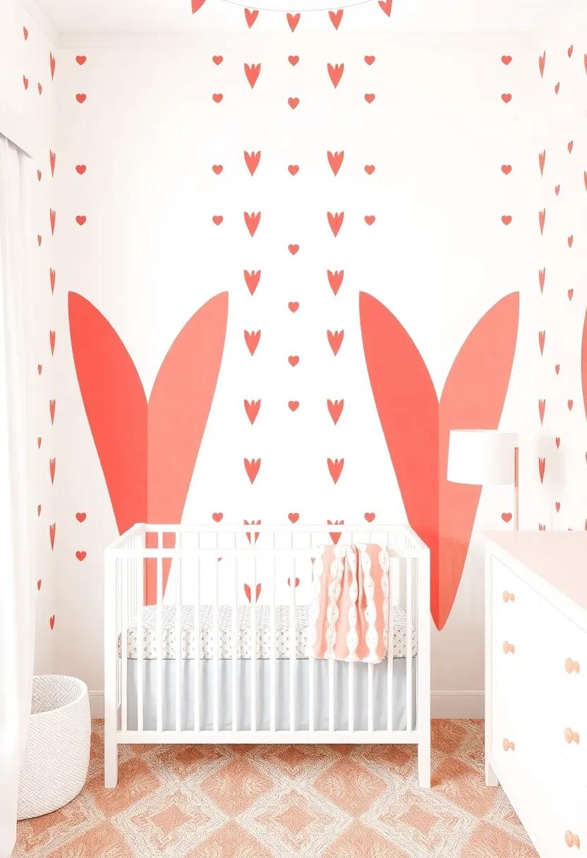 Playful Patterns: Incorporate coral and‌ white​ patterns through wall decals or textiles for a​ fun yet cohesive ⁢look