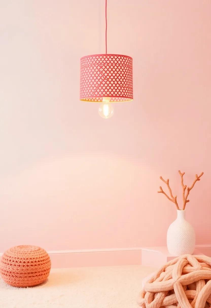 Whimsical lighting: Choose a stylish​ coral lamp or pendant ​light to illuminate the space with a soft,⁢ warm glow