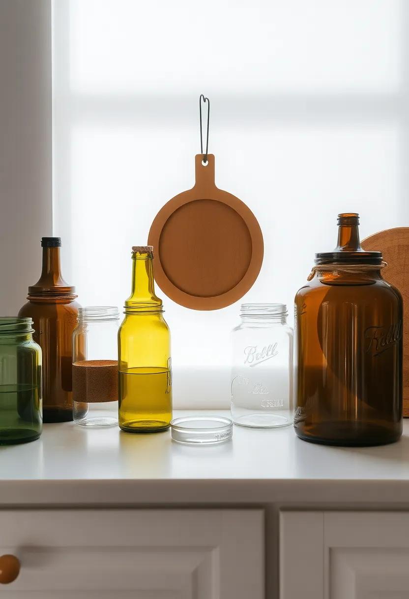 Glimmers of Glass: Vintage Jars and Bottles as Decor