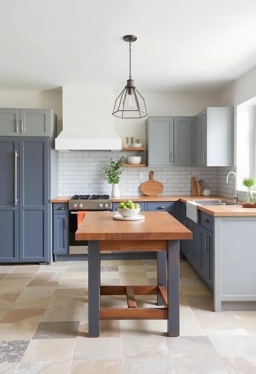 Reclaimed Stone: Complete your cottage kitchen with reclaimed stone flooring for a unique, history-rich surface that exudes charm
