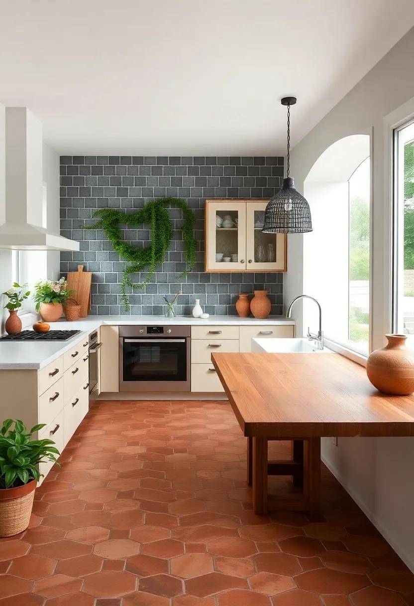 Terracotta Tiles: Add mediterranean charm with terracotta flooring that transitions beautifully between indoor and outdoor spaces