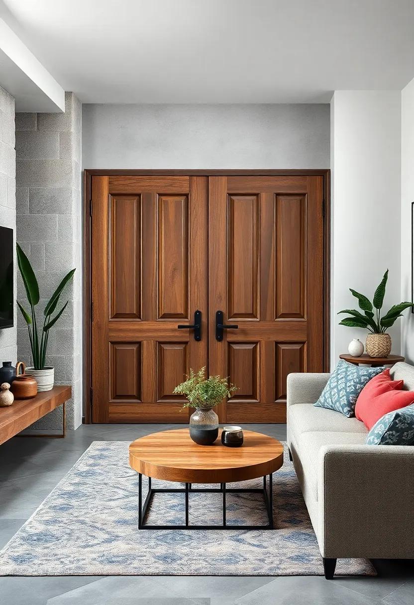 Mix matte black hardware on‍ vintage doors to‍ add a contemporary edge