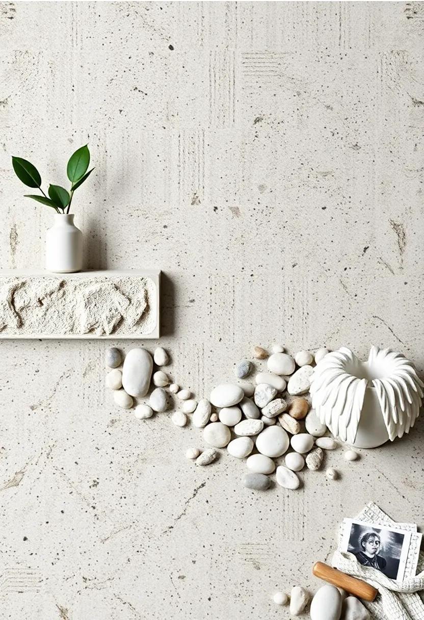 Use river rock⁣ or pebble mosaics as accents on tabletops or⁢ in flooring details