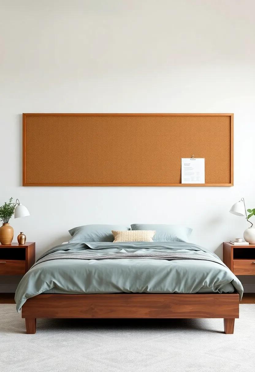 Corkboard⁢ Wall: Install a corkboard wall for a ⁢dynamic layout that allows​ you to change up your decor ‍whenever inspiration strikes