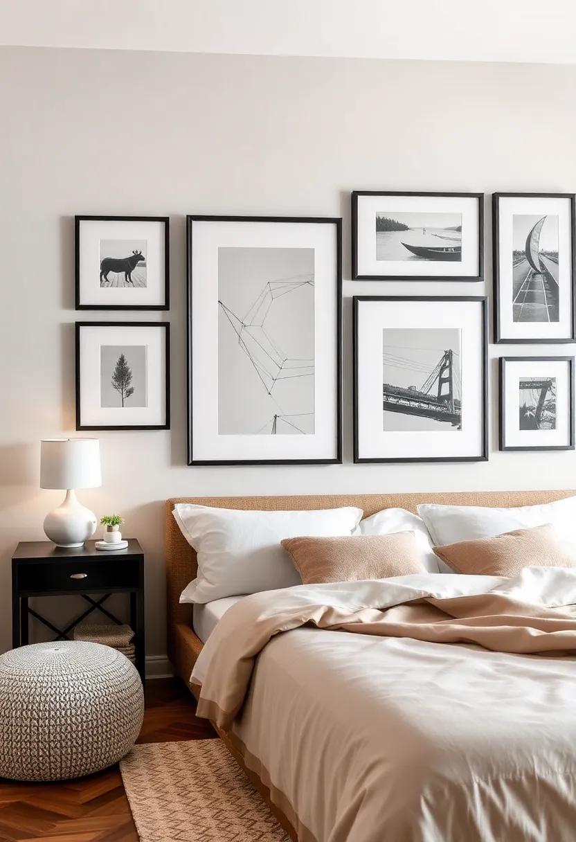 Create a Gallery Wall: Mix framed ⁤art, ⁢photographs, and personal​ memorabilia for‌ a dynamic visual ​experience that tells your story