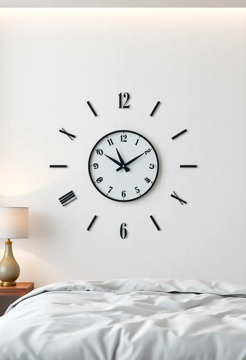 Custom​ Wall Clock: Design a wall clock with personal ​photos or unique materials to blend functionality and style