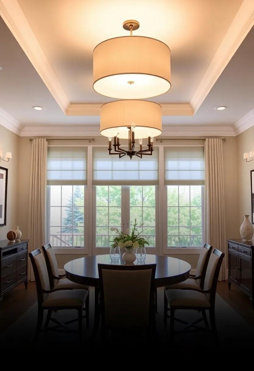 Chic Drum Shades:⁣ Softening Lighting While‍ Making a ‍Design Statement