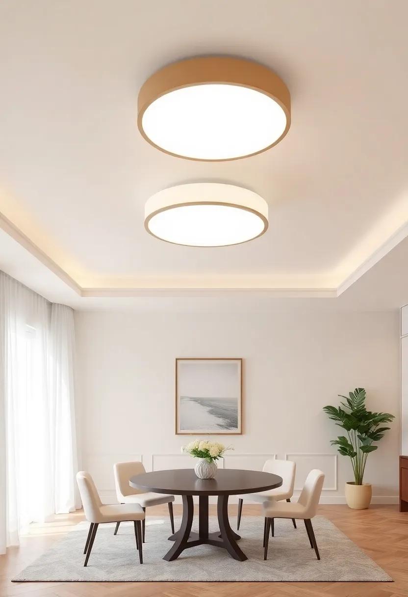 Round vs. Rectangular ‌Fixtures: How Shape Influences Your Room's Feel