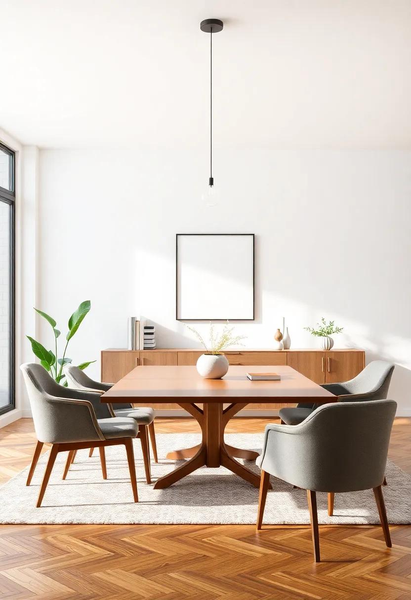 Arranging multi-Functional Furniture​ Pieces for Flexible Use of ‍Dining Spaces