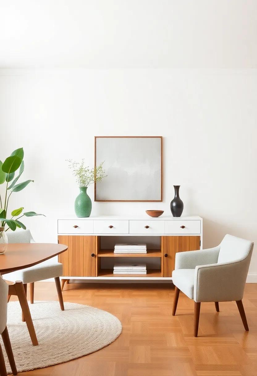 Incorporate⁢ a​ sideboard or console table for additional storage and a surface for serving dishes, making​ the ⁤dining experience more ‌functional