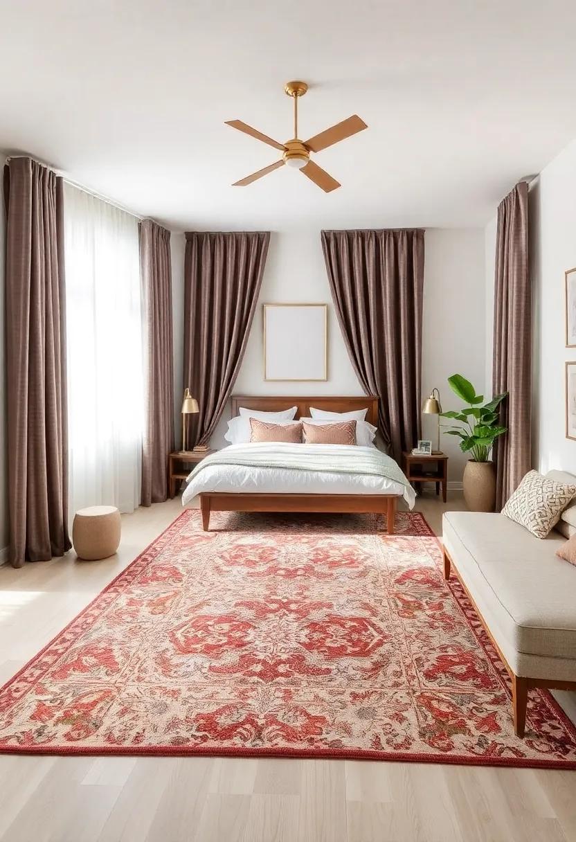 Transformative Textiles: Rugs and Curtains That Elevate Your Bedroom Style