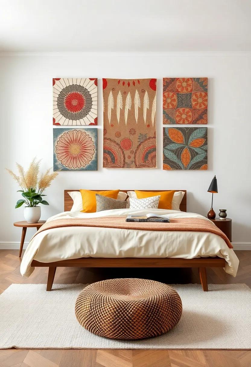 Artistic ‍Textile⁤ Wall Panels: Design a gallery wall with panels of bold fabric patterns that engage the⁢ senses and energize the room