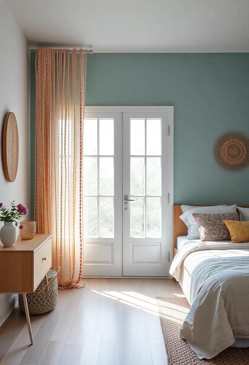 Hand-Crafted ‍Beaded Curtains: convert‍ doorways or windows into‍ intriguing transitions with ‍colorful bead configurations that sway gently ​in the breeze